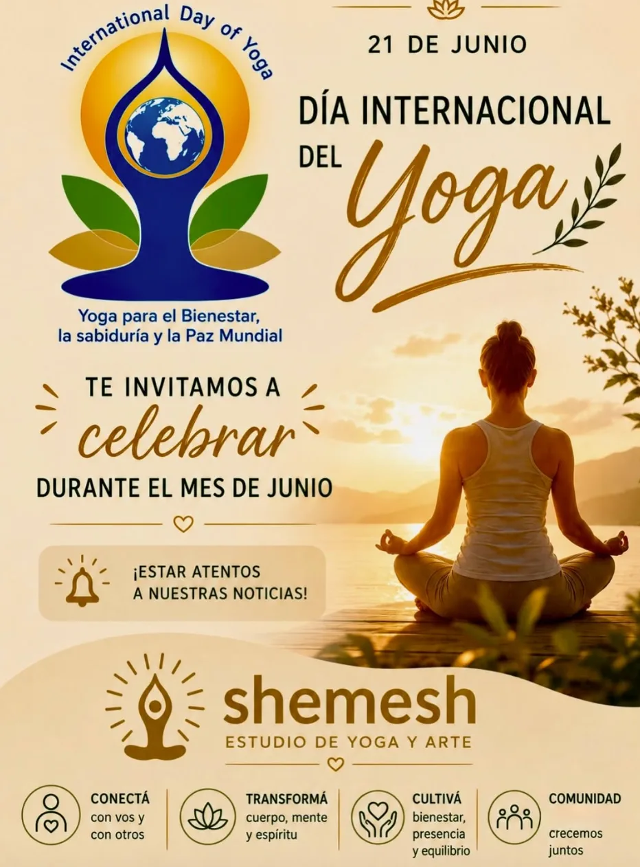 Día Internacional del Yoga – Shemesh Yoga y Arte