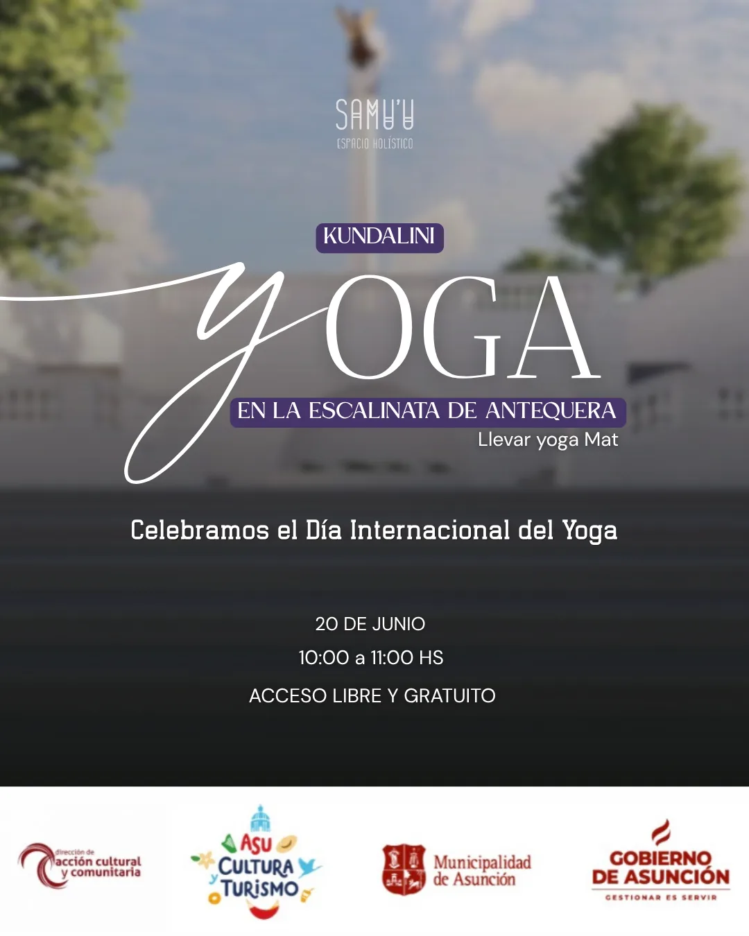 Yoga en la Escalinata de Antequera